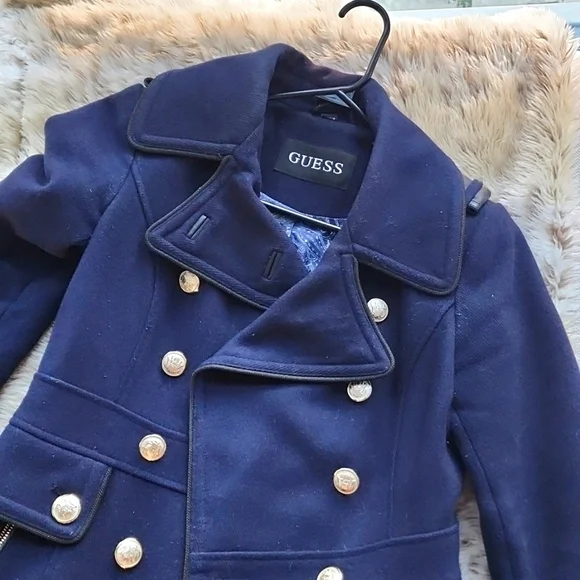 Guess military coat deals
